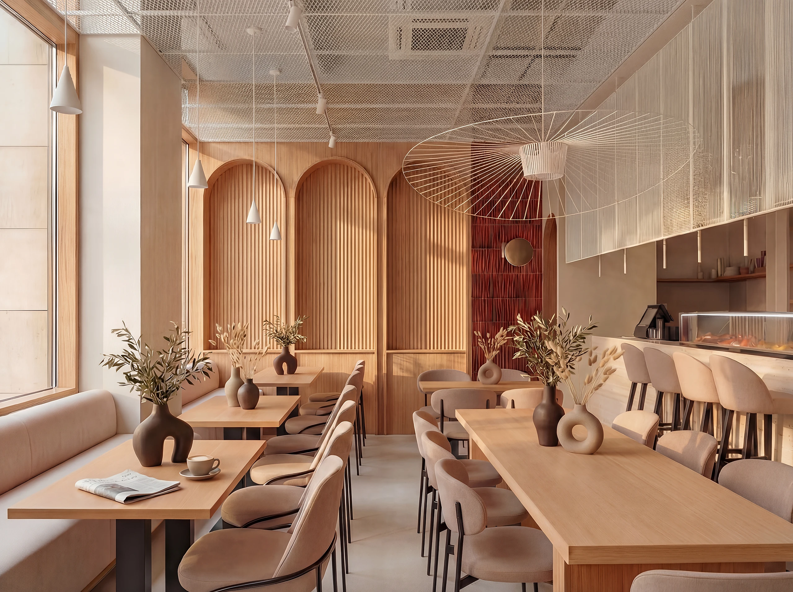 Bistro Dterra / Restaurant, Warmth in every detail